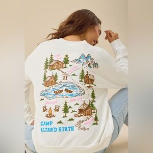 Camp Altar’d State oversized sweatshirt size XS NWT retail $64